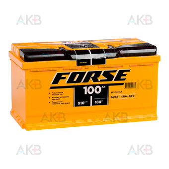 Автомобильный аккумулятор Forse 100R 910A (353x175x190)