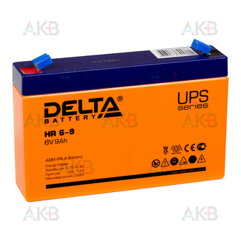 Delta HR 6-9, 6V 8.8Ah (151x34x94)