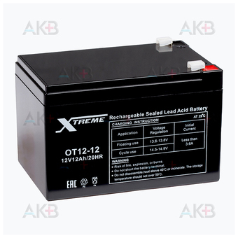 Xtreme VRLA 12V 12 Ah (OT12-12) 151x98x95