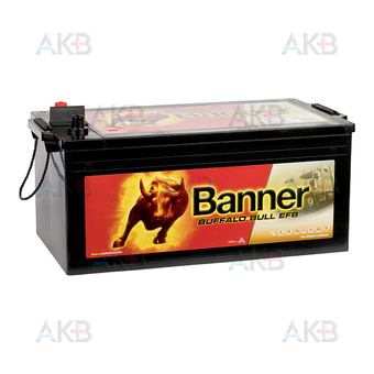 Автомобильный аккумулятор BANNER Buffalo Bull EFB (740 17) 240 евро 1200A 517x273x240