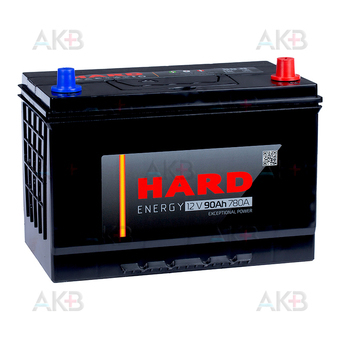 Автомобильный аккумулятор HARD ASIA 105D31L 90 Ач 780A о.п. (306x173x225) ca/ca Silver