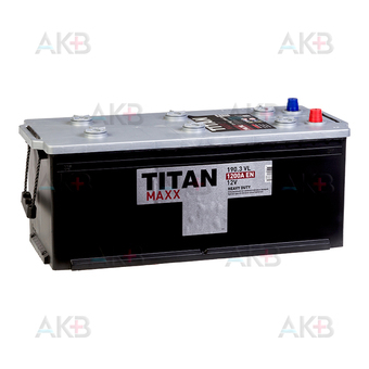 Автомобильный аккумулятор Titan Maxx 190 Ач 1200А обр. пол. (513x2223x218) 6СТ-190.3VL