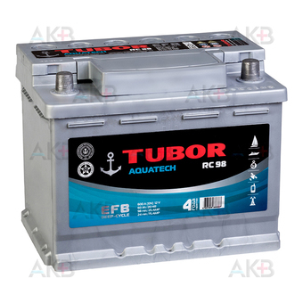 Автомобильный аккумулятор TUBOR AQUATECH 60Ah 600A обр. пол. (242x175x190) 6СТ-60.0 VL