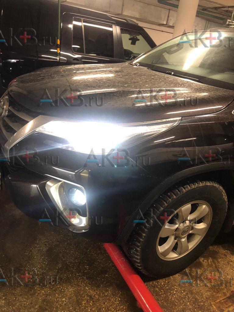 Замена аккумулятора на Toyota Fortuner II 2015 – н.в. 2.8d (177 л.с.)