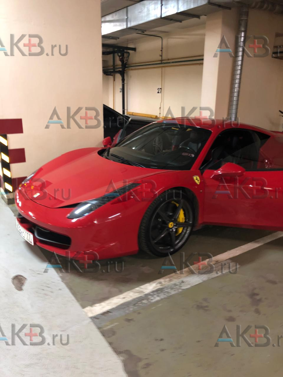 Замена аккумулятора на Ferrari 458 2009 – 2015 Italia 4.5 (570 л.с.)