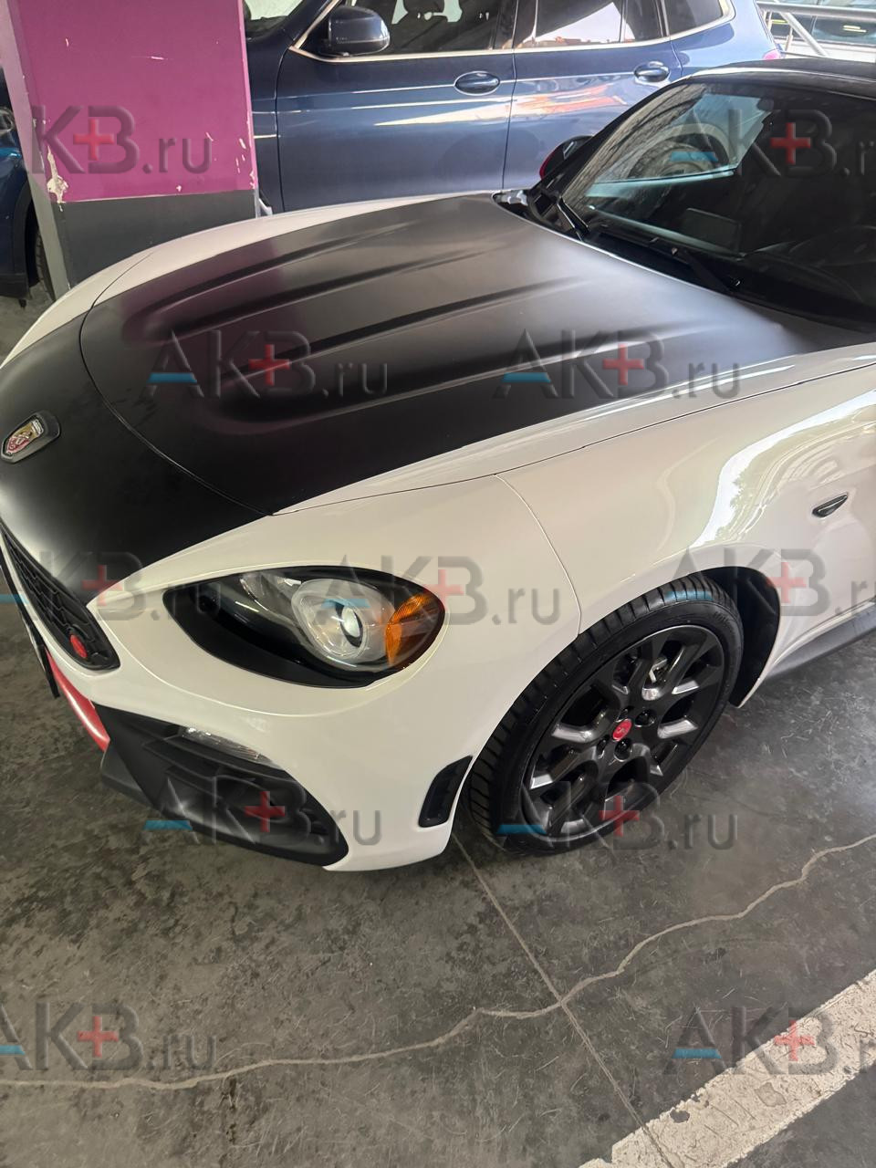 Замена аккумулятора на Fiat 124 SPIDER I 2016 - 2020 1.4 AT (170л.с.)