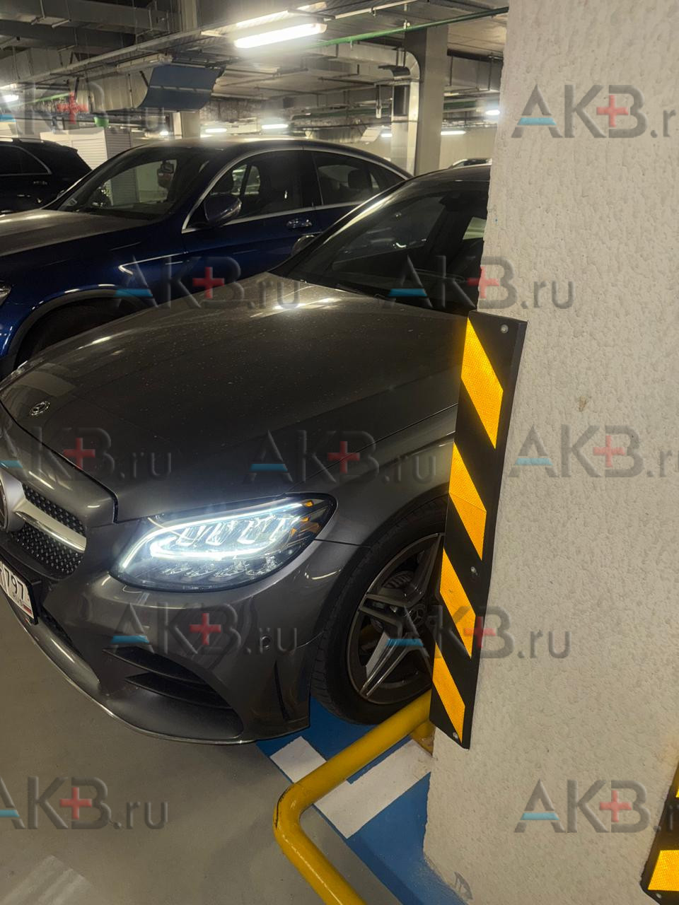 Замена аккумулятора на Mercedes-Benz C-klasse IV (W205) Рестайлинг 2018 - 2023 2.0d (194 л.с.)