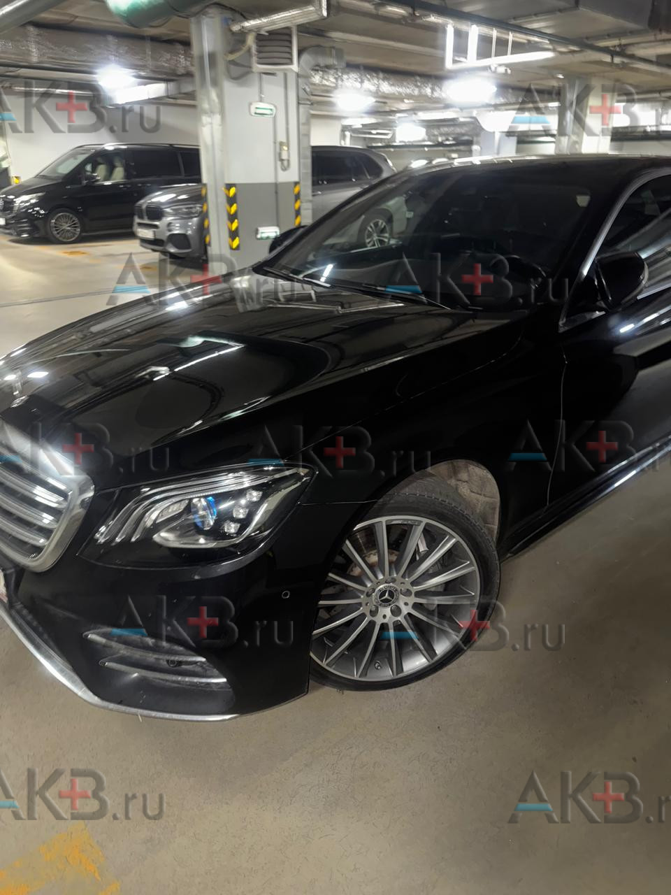 Замена аккумулятора на Mercedes-Benz S-klasse VI (W222, C217) Рестайлинг 2017 – 2020 2.9d (340 л.с.)