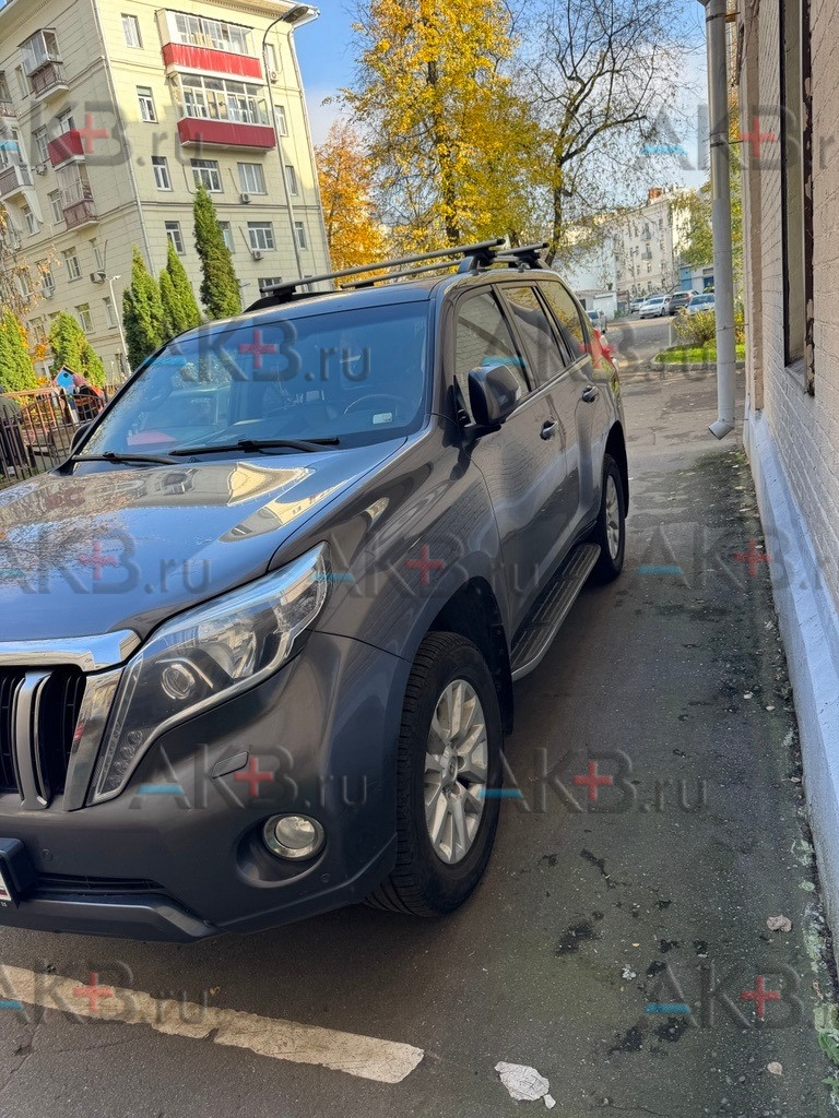 Замена аккумулятора на Toyota Land Cruiser Prado 150 Series Рестайлинг 2013 - 2017. 4.0 (282 л.с.)
