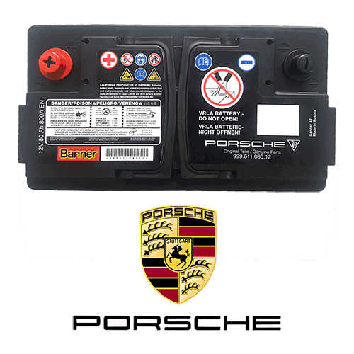 Оригинальный аккумулятор Banner для Porsche