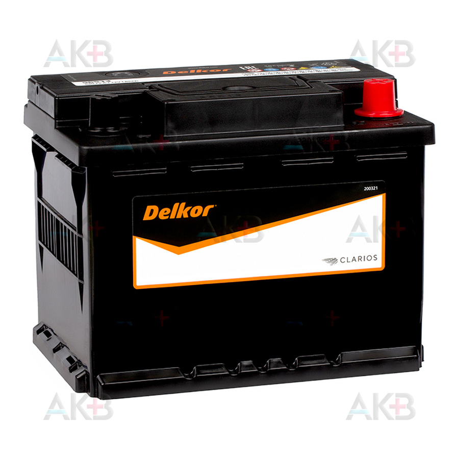 Автомобильный аккумулятор Delkor 56513 (65R 640A 241x174x188)