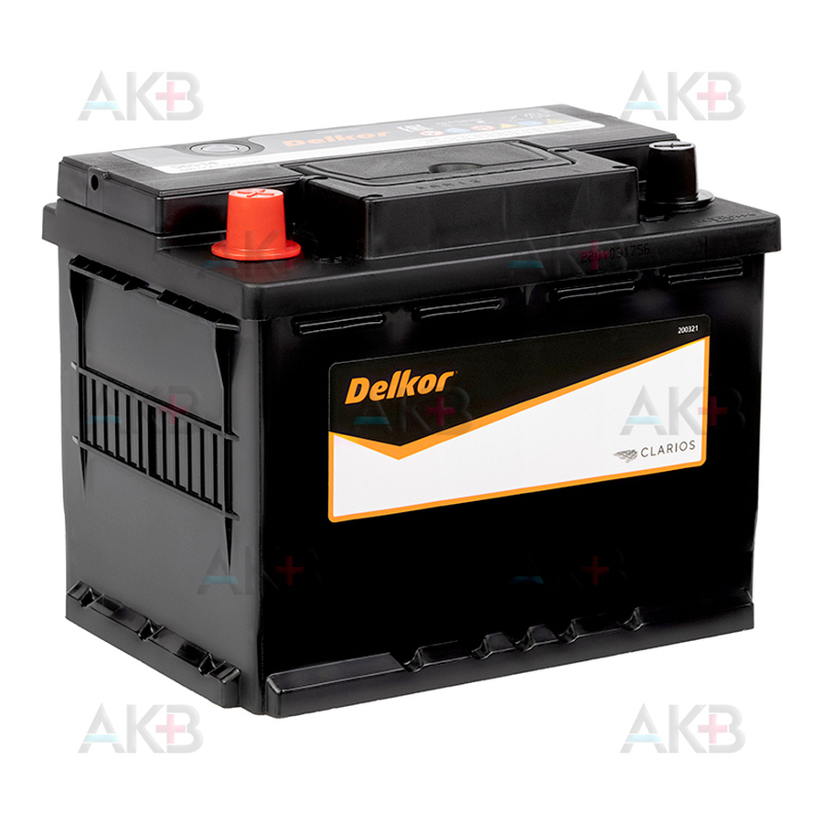 Автомобильный аккумулятор Delkor 56514 (65L 640A 241x174x188)