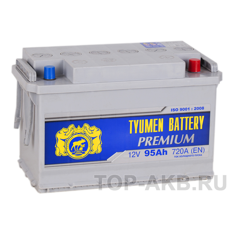 Автомобильный аккумулятор Tyumen Battery Premium 95 Ач обр. пол. 720A (345x175x213)
