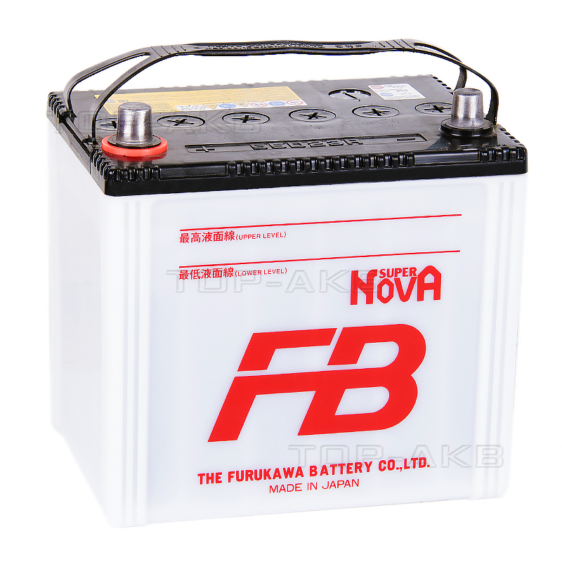 Автомобильный аккумулятор FB Super Nova 55D23R (60L 550A 230x169x225)