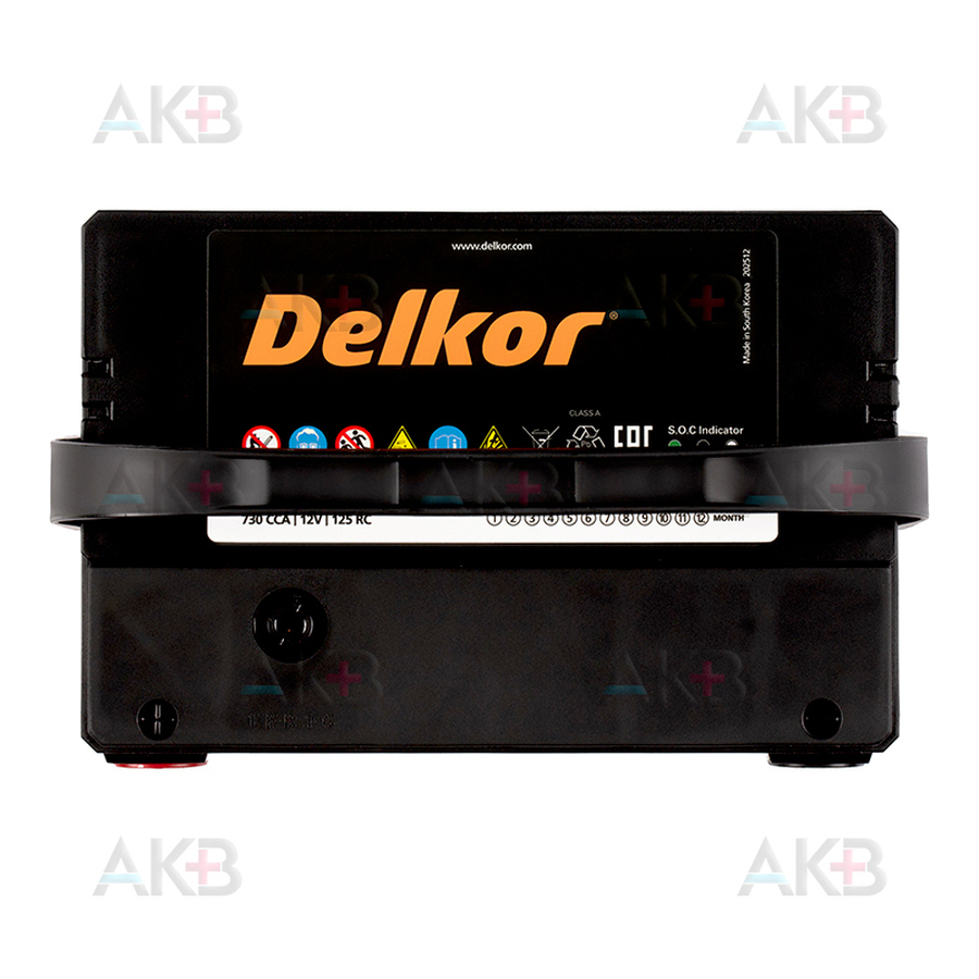 Автомобильный аккумулятор Delkor 78-730 бок. кл. (95L 780A 268x178x184)