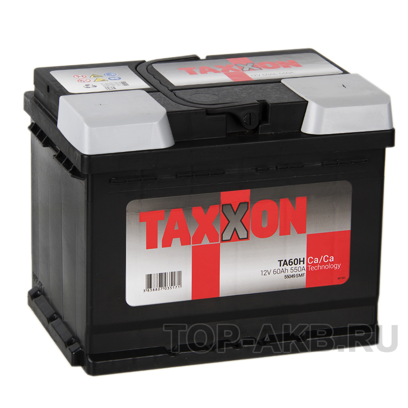 Автомобильный аккумулятор Taxxon 60R 550A (242x175x190) 112655, 55049
