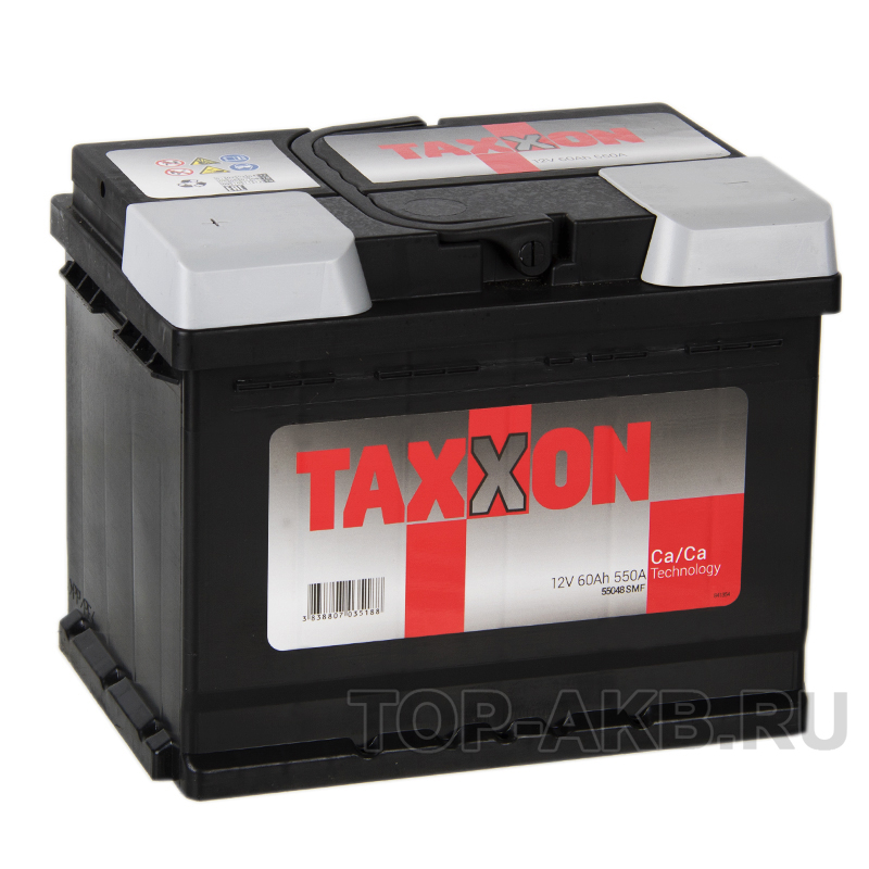 Автомобильный аккумулятор Taxxon 60L 550A (242x175x190) 112555, 55048