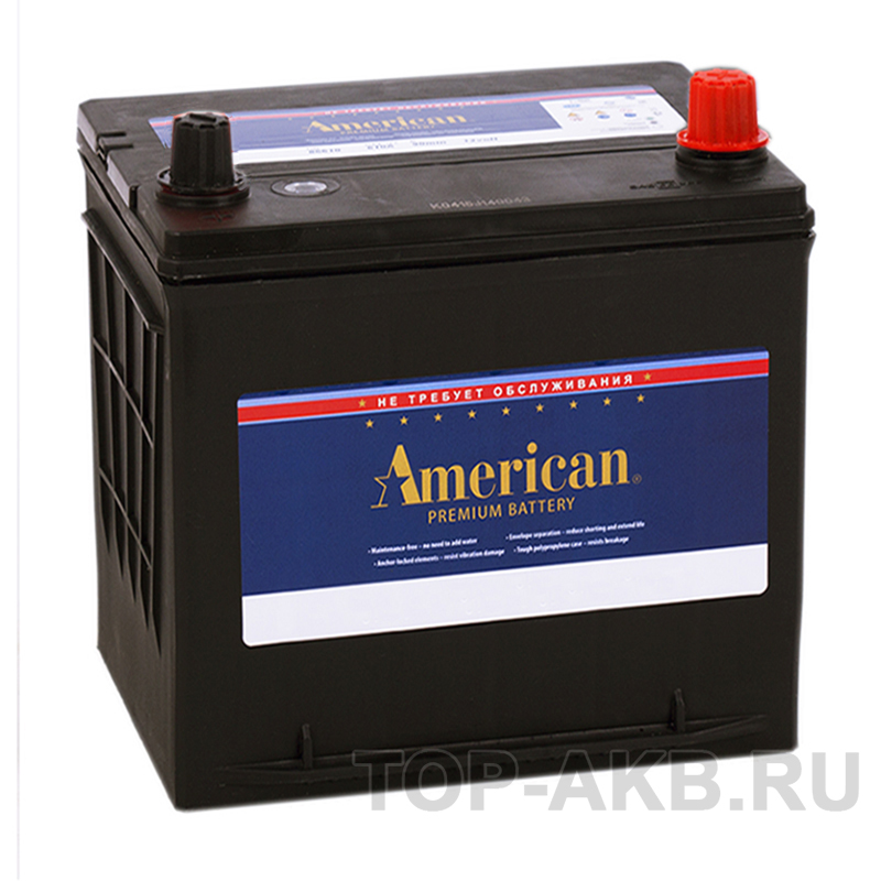 Автомобильный аккумулятор American 26R550 (60R 550A 207х175х200)