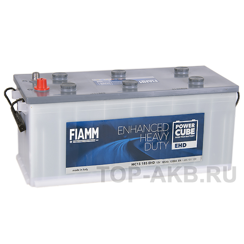 Автомобильный аккумулятор Fiamm Power Cube 185 рус 1200A (524x239x240) Heavy Duty M154185EHD