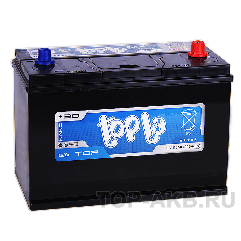 Автомобильный аккумулятор Topla Top TT110BCI 110R (1000А 330x173x240) 118410 BCI31S SMF