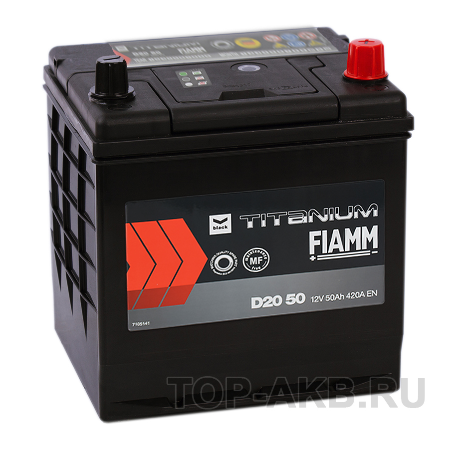 Автомобильный аккумулятор Fiamm Asia 50R 420A 200x173x225