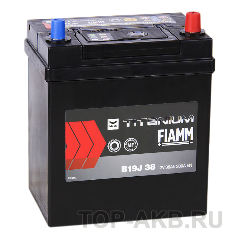 Автомобильный аккумулятор Fiamm Asia 38R 300A 187x127x225