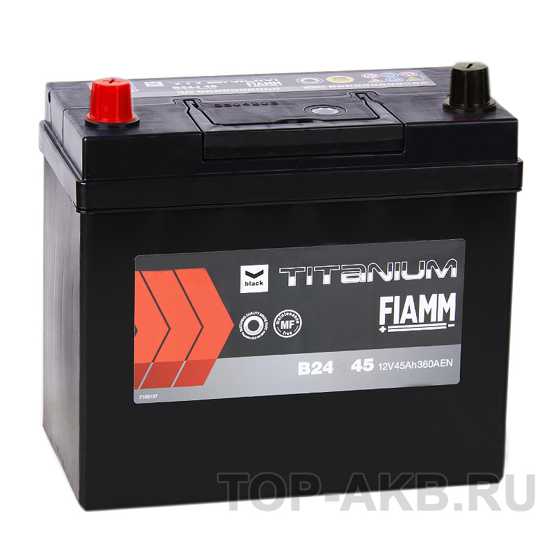 Автомобильный аккумулятор Fiamm Asia 45L 360A 238x129x225