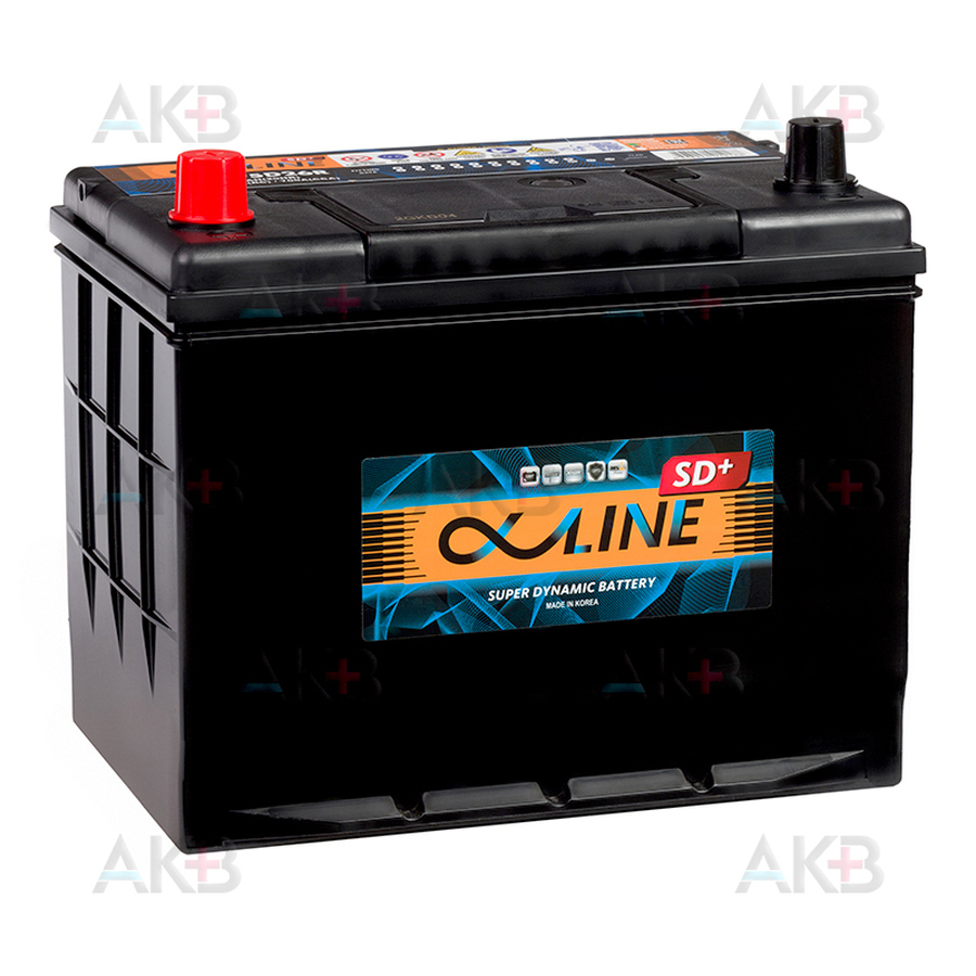 Автомобильный аккумулятор Alphaline SD 95D26R 80L 700A 260x172x220