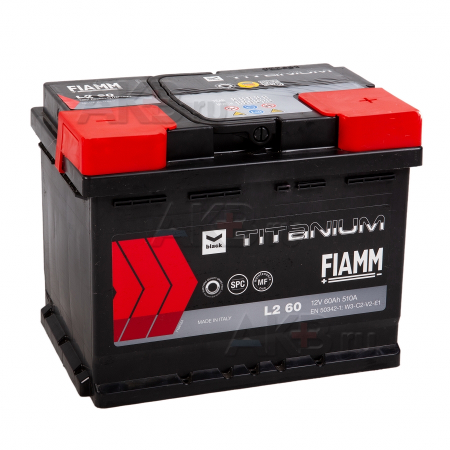 Автомобильный аккумулятор Fiamm Black Titanium 60R 510A 242x175x190 L2 60