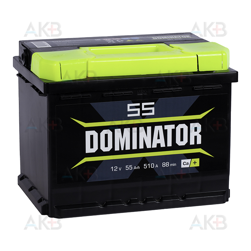 Автомобильный аккумулятор Dominator 55L 510А 242x175x190
