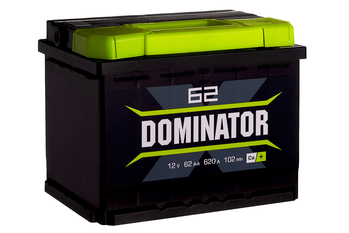 Автомобильный аккумулятор Dominator 62L 620А 242x175x190