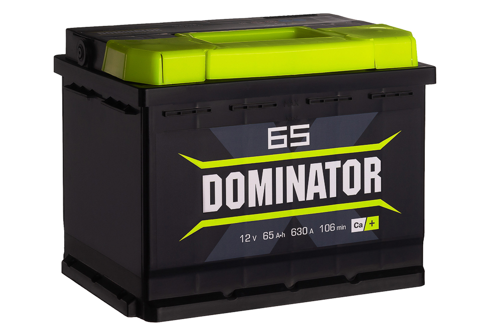 Автомобильный аккумулятор Dominator 65L 630А 242x175x190