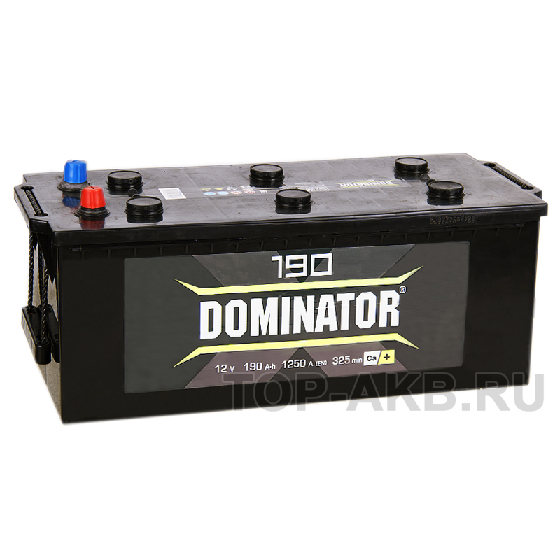 Автомобильный аккумулятор Dominator 190 рус 1300А 518x228x238