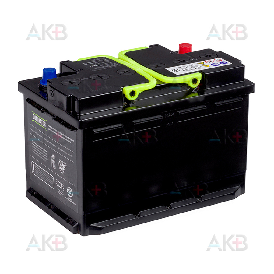 Автомобильный аккумулятор Dominator 75L 750А 278x175x190