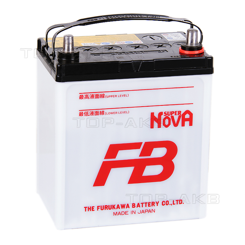Автомобильный аккумулятор FB Super Nova 40B19L (38R 330A 187x127x227)