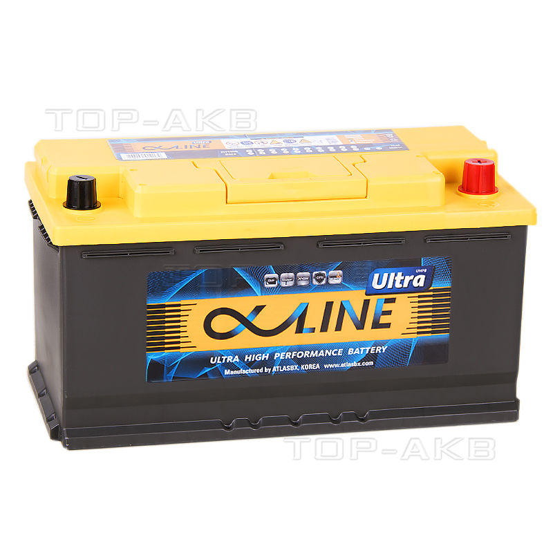 Автомобильный аккумулятор Alphaline Ultra 105R 950A (353x175x190) 60500