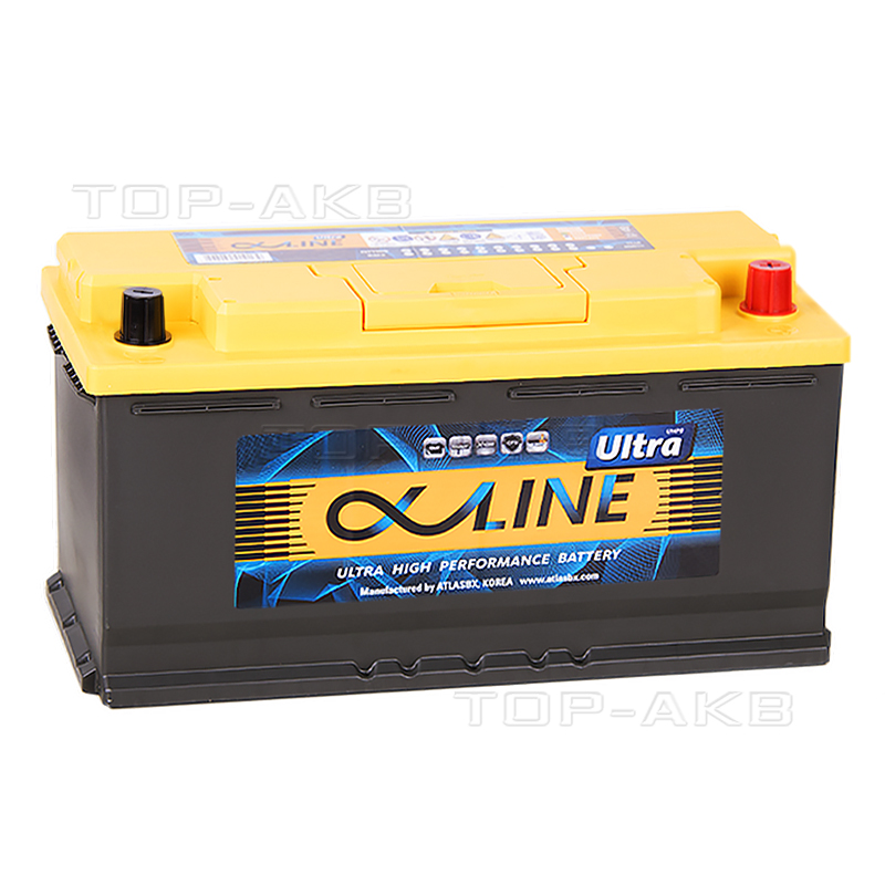 Автомобильный аккумулятор Alphaline Ultra 110R 1000A (393x175x190) 61000