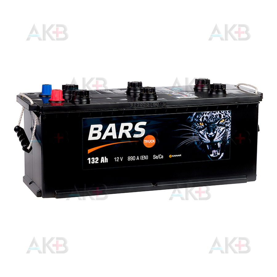 Автомобильный аккумулятор BARS Truck 6СТ-132 АПЗ п.п. 890A 513x182x240