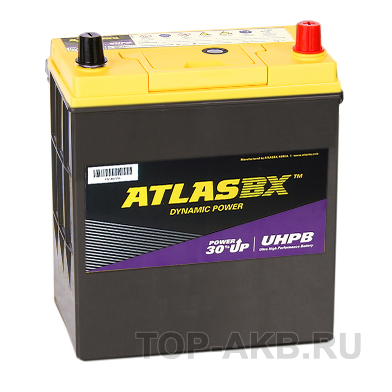 Автомобильный аккумулятор Atlas UHPB UMF 55B19L (45R 390A 187x127x225)