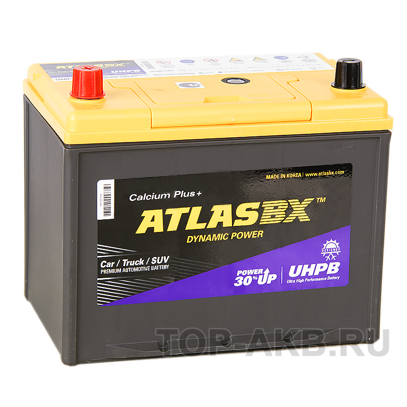 Автомобильный аккумулятор Atlas UHPB UMF 115D26R (85L 680A 260x173x225)