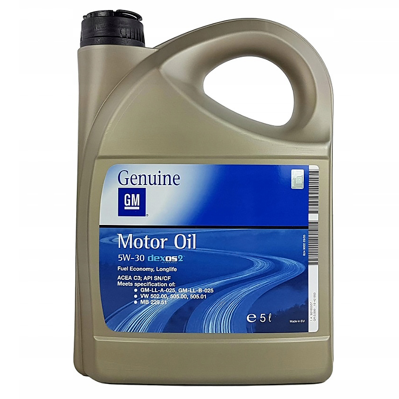 Моторное масло GM Dexos 2 Longlife 5W30 5л (93165557)