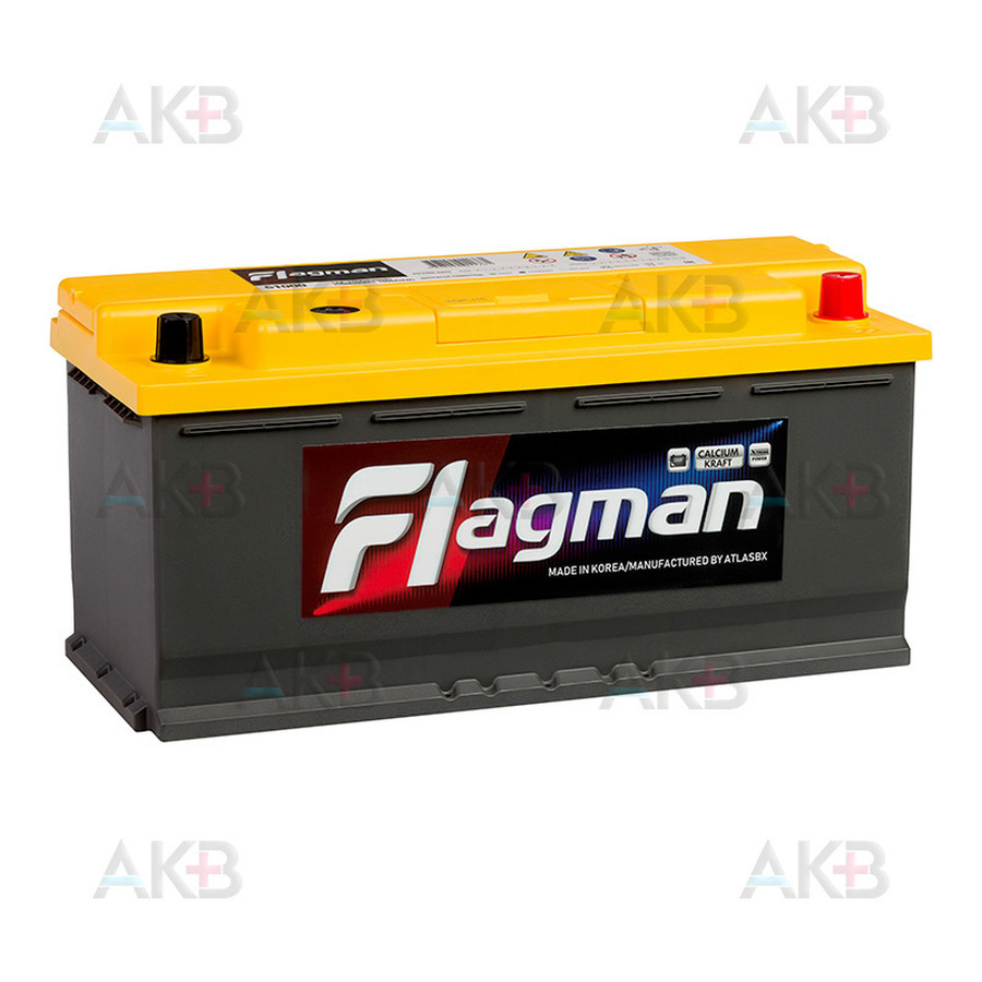 Автомобильный аккумулятор Flagman 110R 1000A (393x175x190) 61000