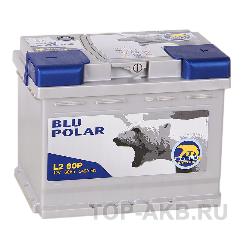Автомобильный аккумулятор Baren Polar Blu 60R 540A 242x175x190 (L260P)