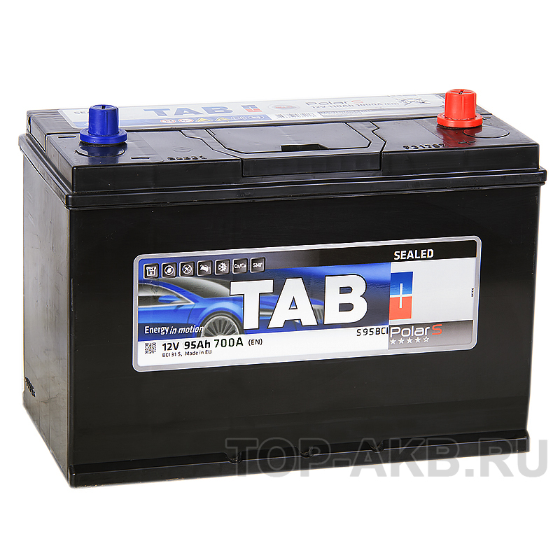 Автомобильный аккумулятор Tab Polar S95BCI конус 95R (700А 330x173x237) 246495 BCI 31 SMF