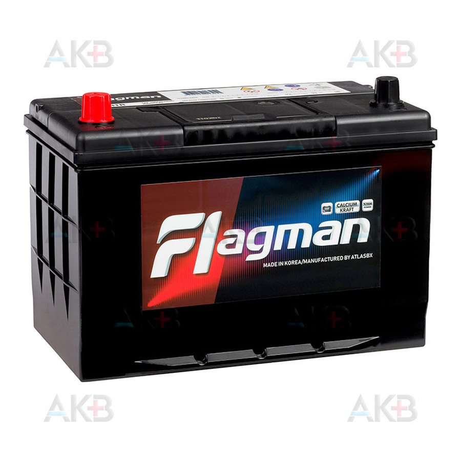 Автомобильный аккумулятор Flagman 115D31R 100L 850A 302x172x220