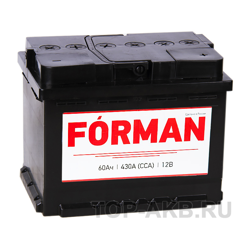 Автомобильный аккумулятор Forman 60R 430А 242x175x190
