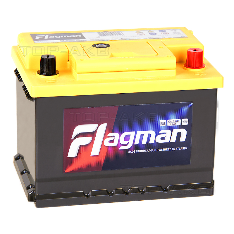 Автомобильный аккумулятор Flagman 68R L2 680A (242x175x190) 56800