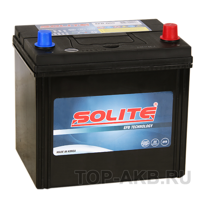 Автомобильный аккумулятор Solite EFB Q85 Start-Stop (70R 730A 230x173x225)
