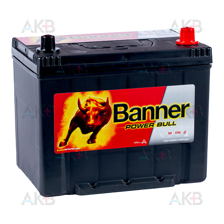 Автомобильный аккумулятор BANNER Power Bull (80 09) 80R 640A 260x173x227