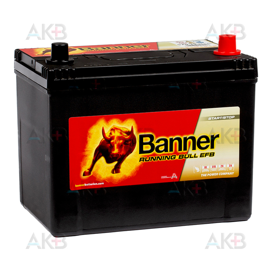 Автомобильный аккумулятор Banner Running Bull EFB Start-Stop (570 15) 70R 680A 260x175x225